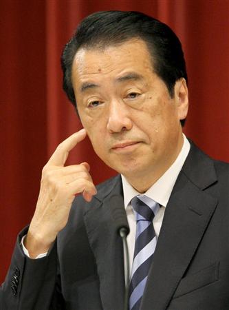 日本前首相菅直人遇車禍受傷前額縫十余針