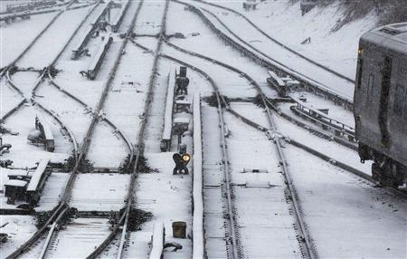 2月8日，紐約開始降雪。